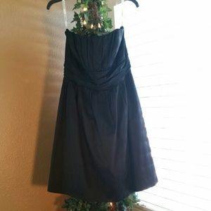 Classic black strapless dress, great for prom!