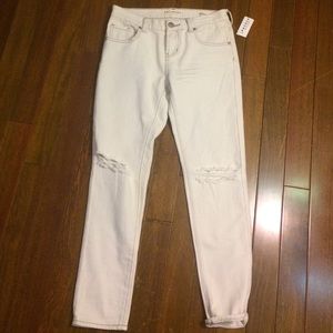 NWT Bullhead destroyed skinny-boyfriend jeans sz25