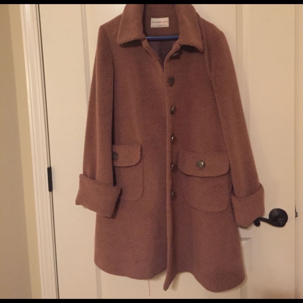 Olive and Orange light brown peacoat