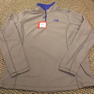 NWT North Face Half-Zip Fleece Pullover