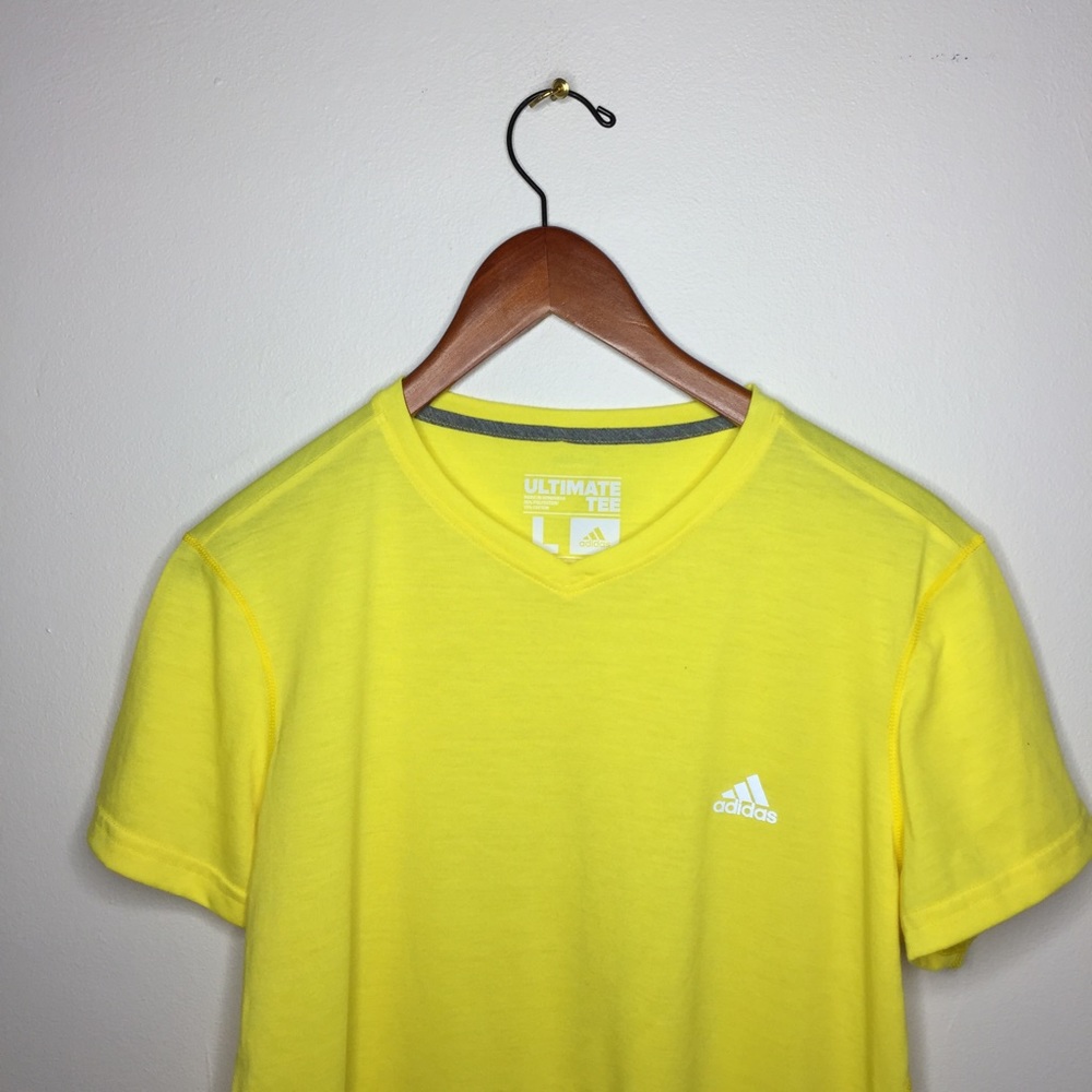 Adidas Yellow Ultimate Tee.
