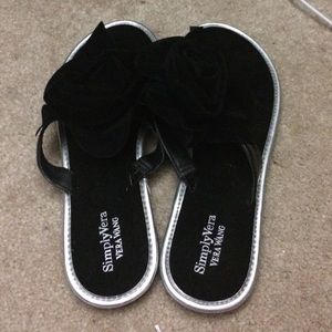 Vera Wang flip flops
