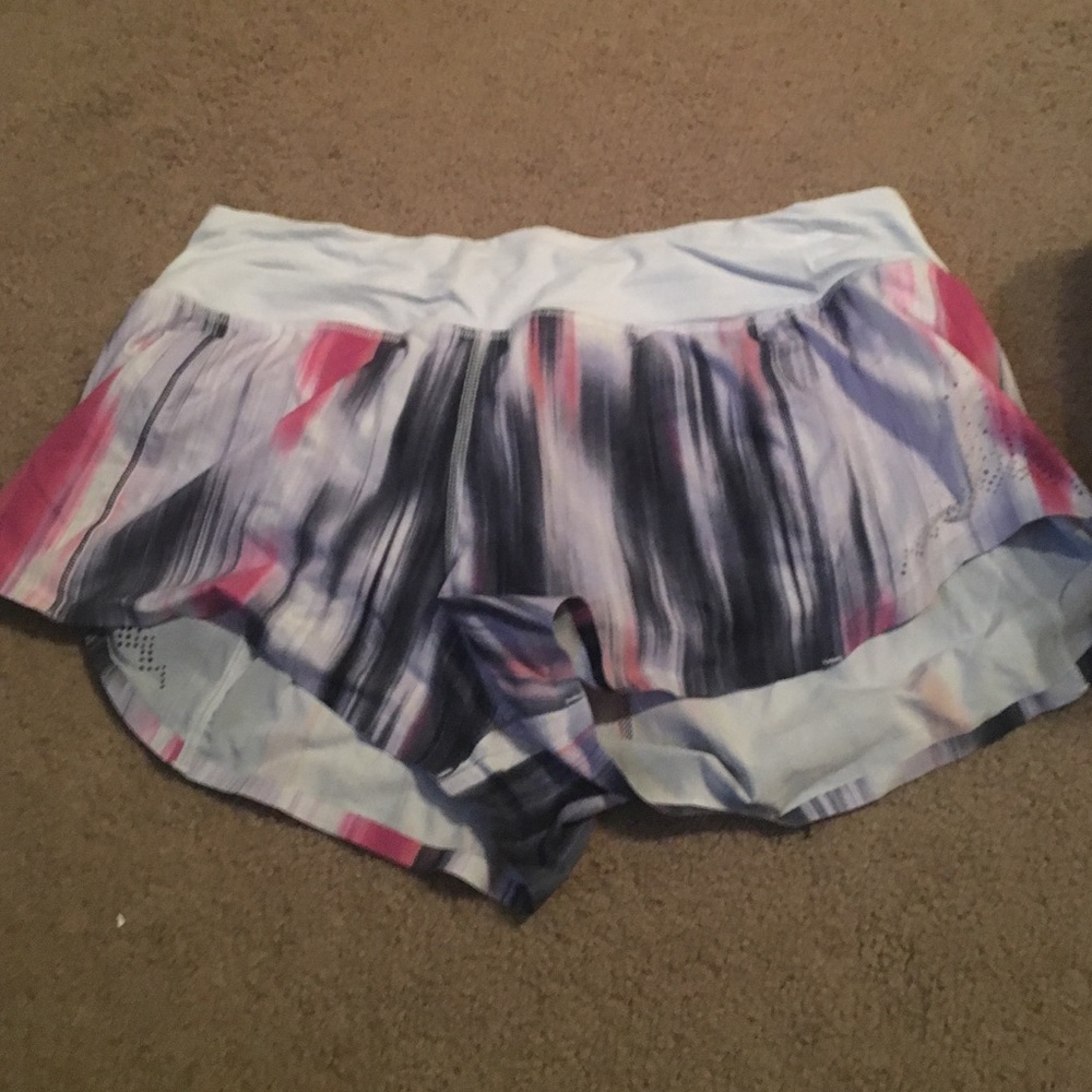 Multi - color lululemon shorts