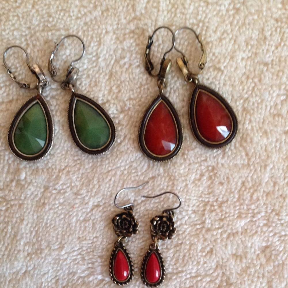 Reduced! 3 For 1 Beautiful Earrings