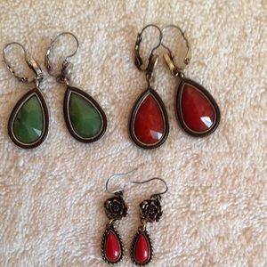Reduced! 3 For 1 Beautiful Earrings