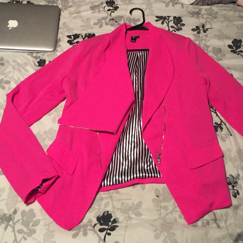 Pink blazer
