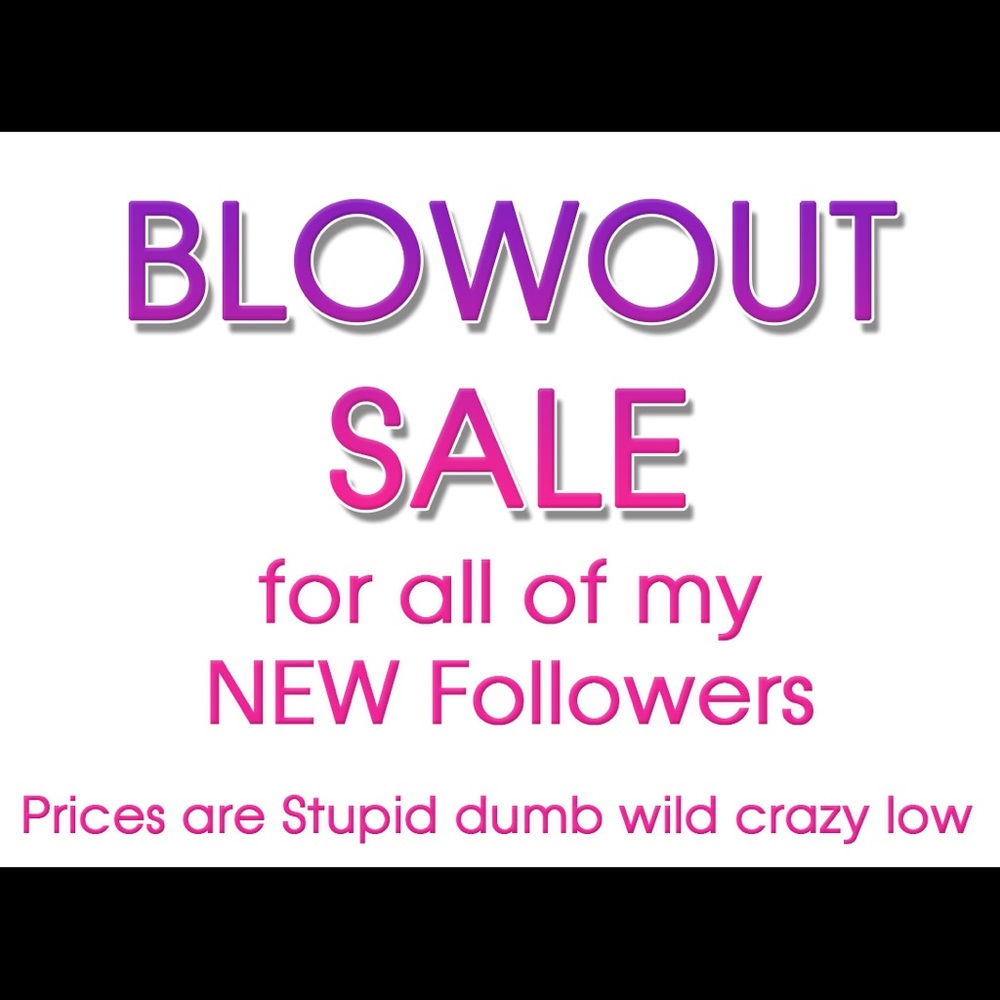 All clothing drastically reduced