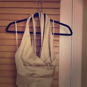 Silk Halter Dress