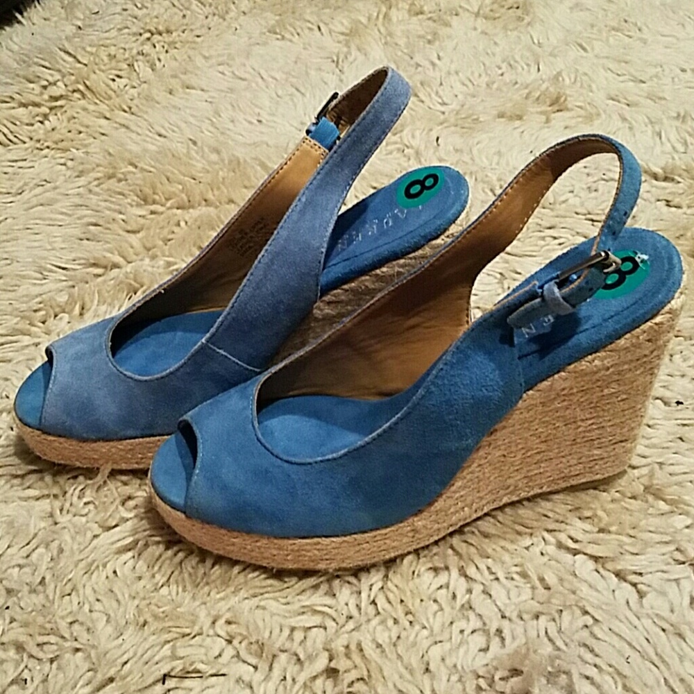 Like new ralph lauren wedges