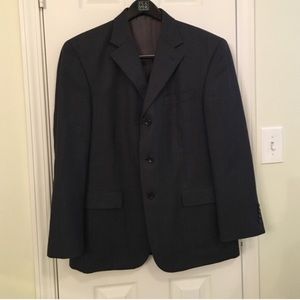 Blue plaid oscar de la rents good condition