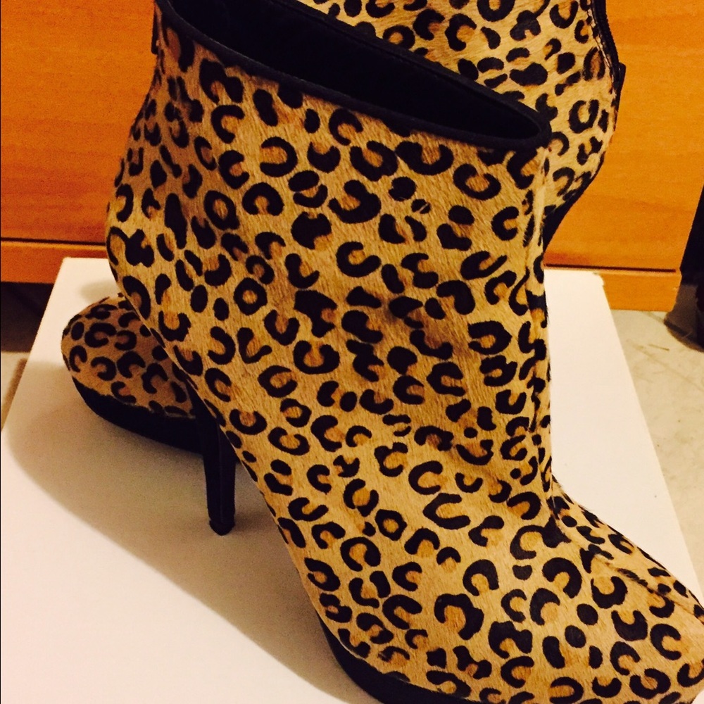 Aldo leopard booties