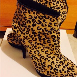 Aldo leopard booties