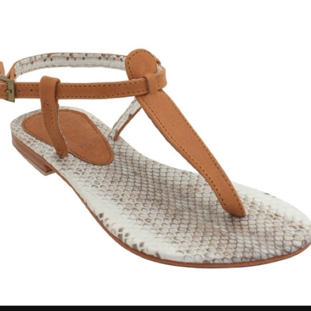 Cocobelle Sophie Brown Thong Sandal
