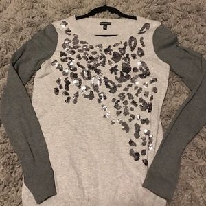 Express, sequin sweater