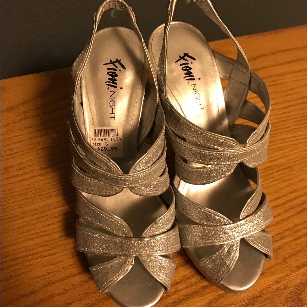 Silver heels