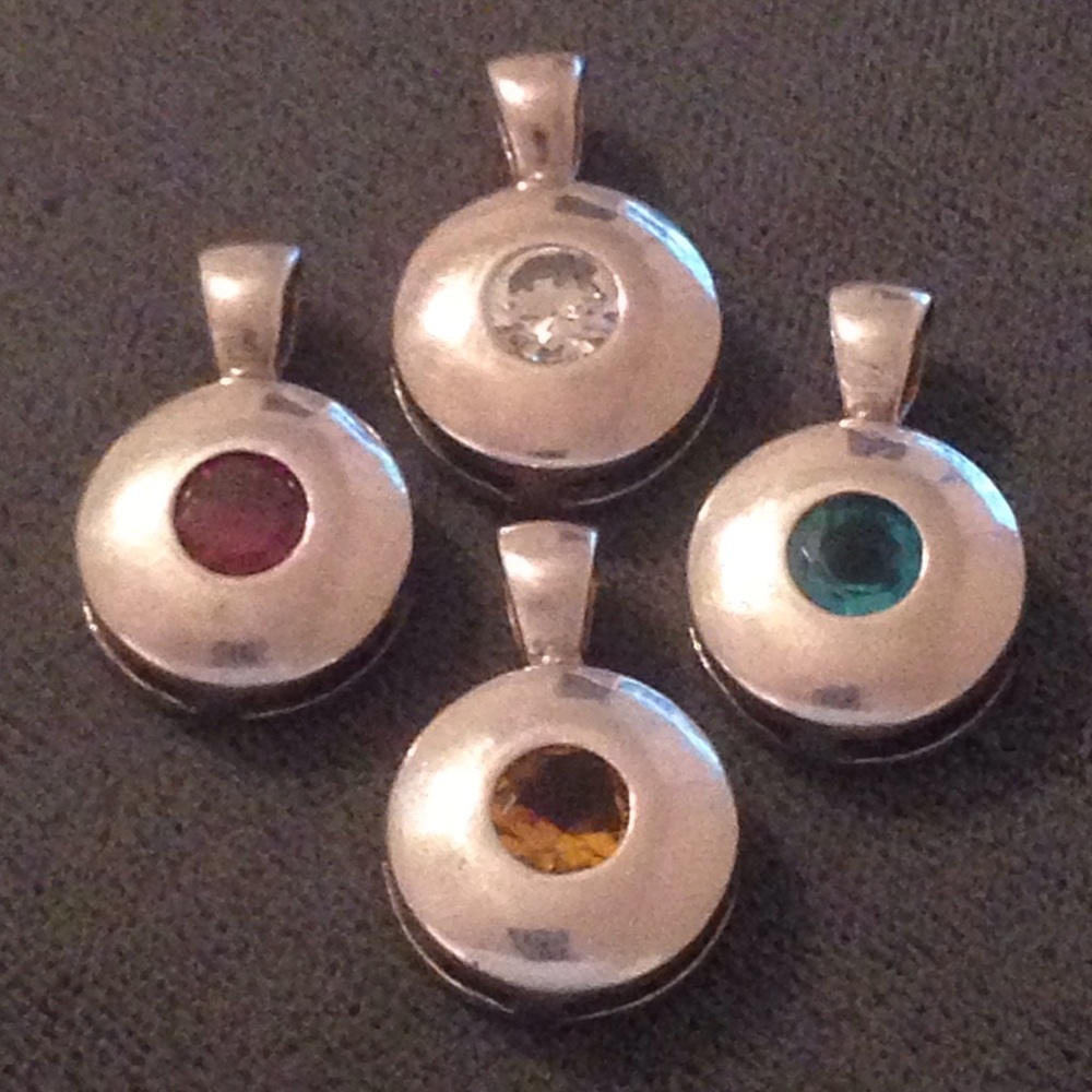 Sterling Silver CZ Pendant