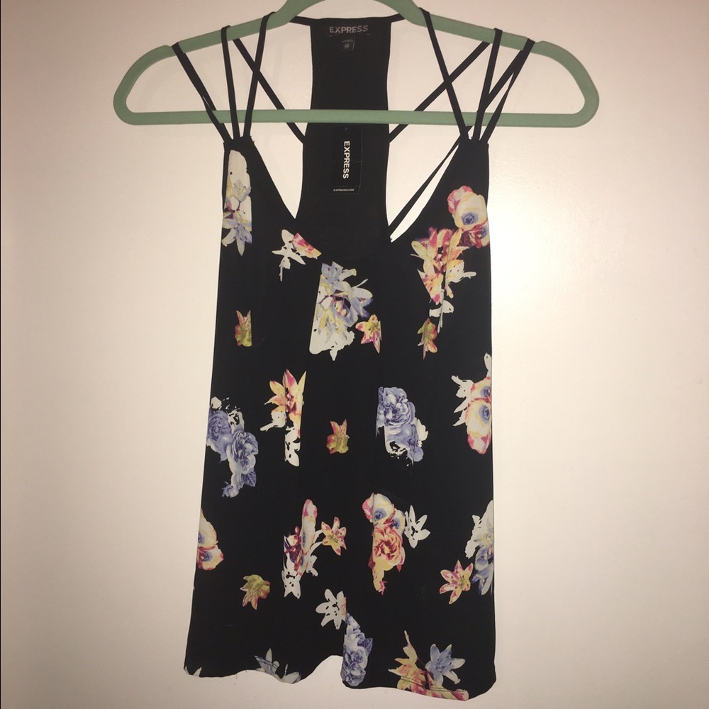 Floral express tank top