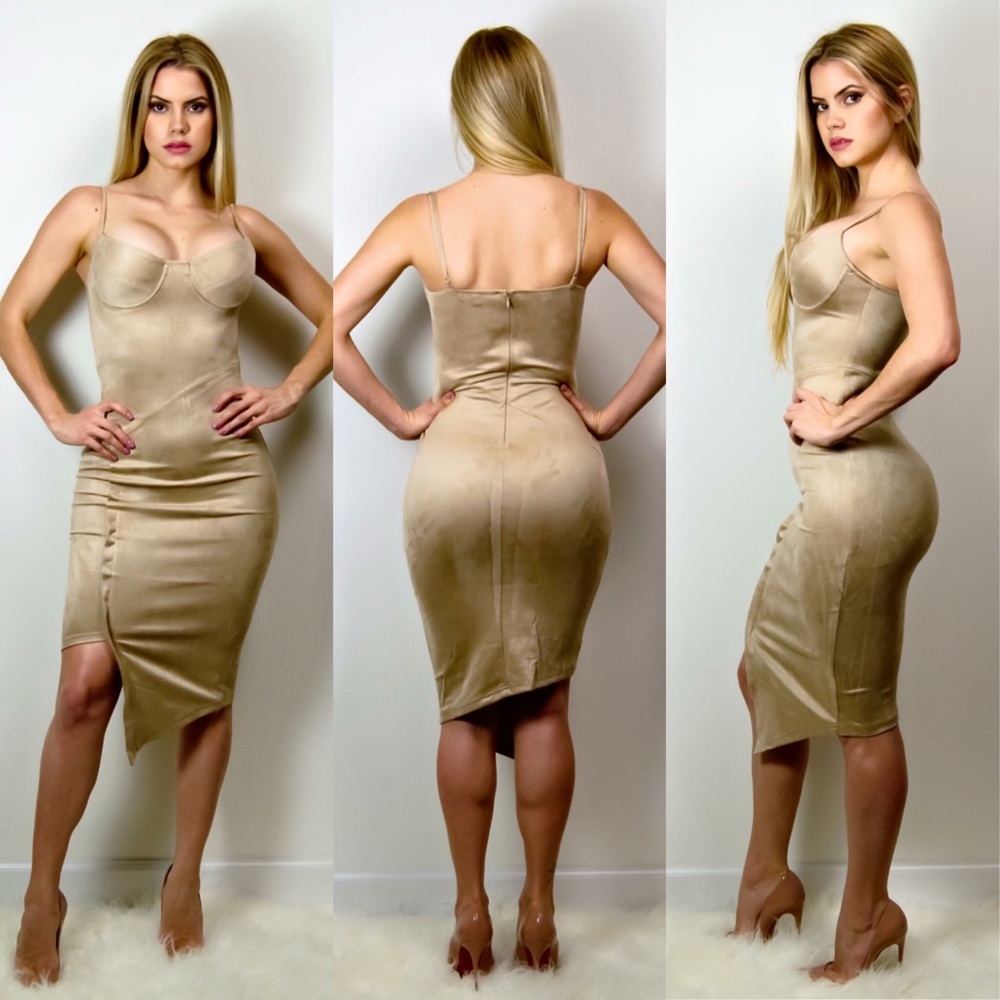 Suede dress