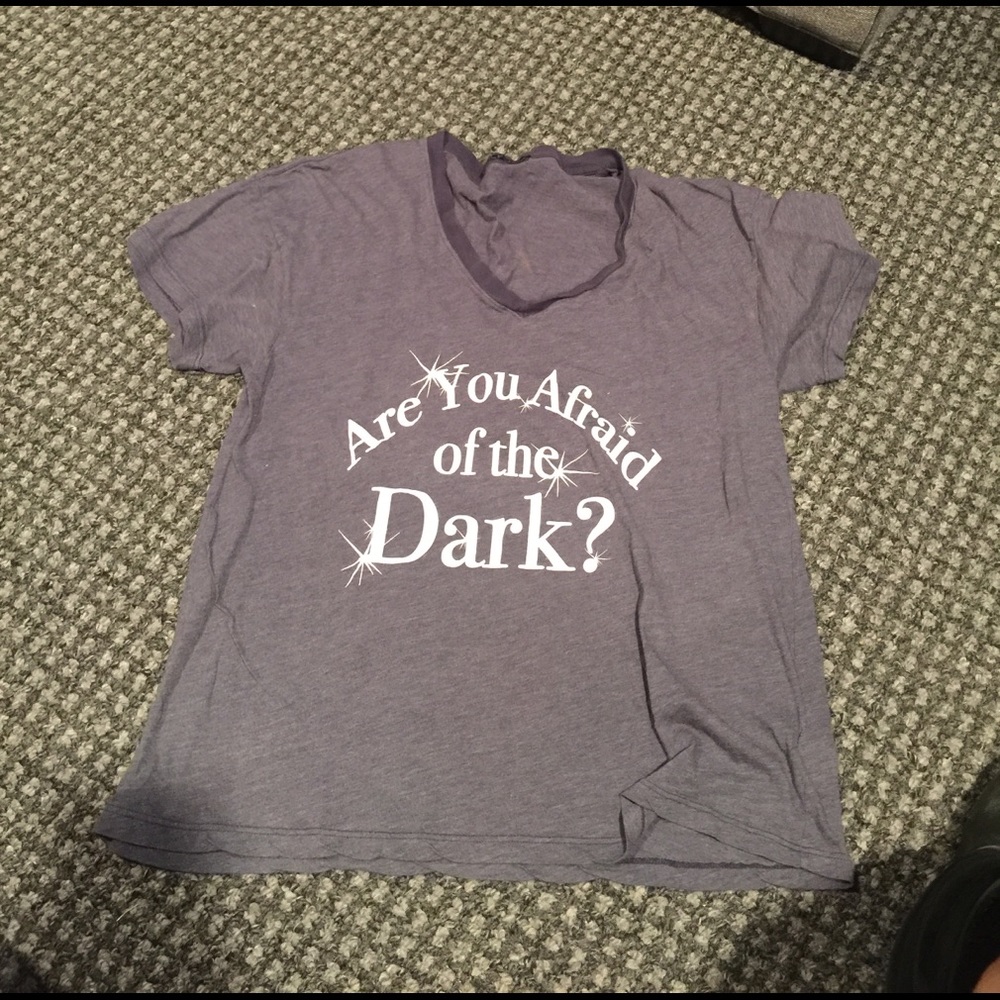 Blue V neck T shirt By Wildfox