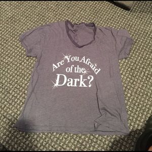 Blue V neck T shirt By Wildfox