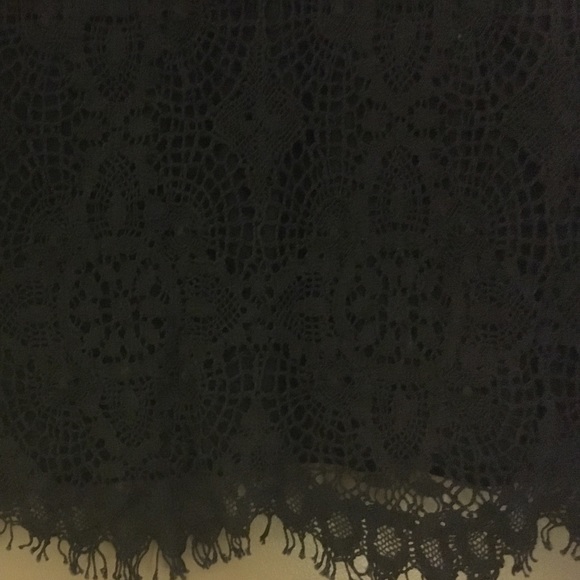 JCrew Lace-Front Tee in Long Sleeve - Picture 3 of 3