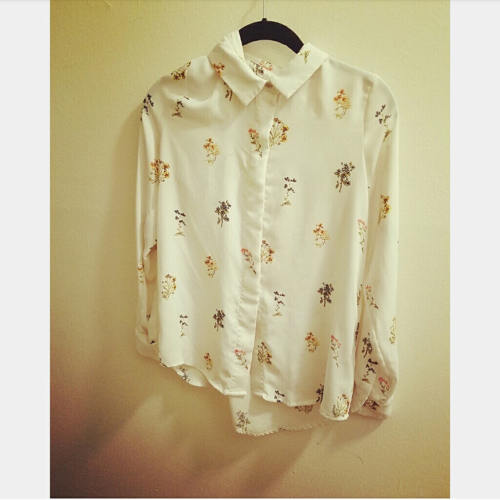 Chiffon Botanic Blouse