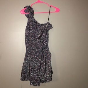 Flowered romper