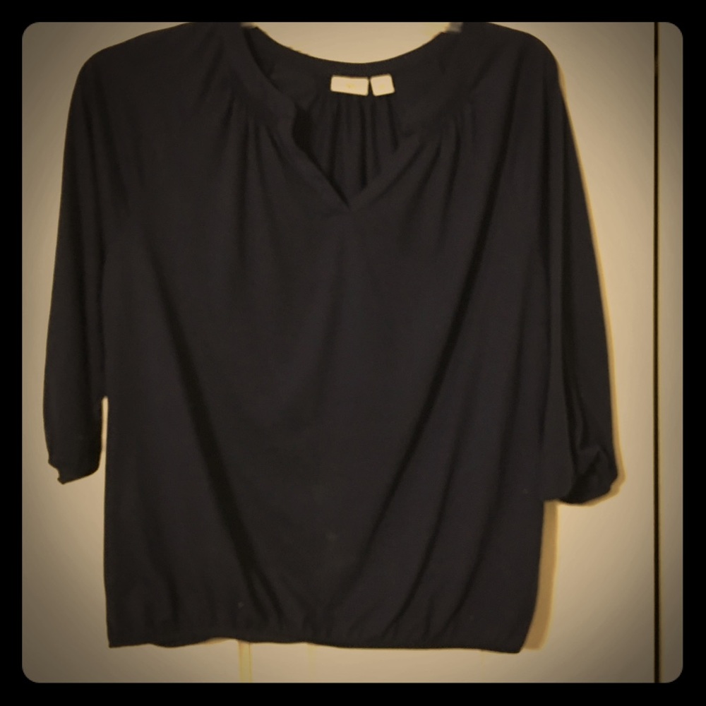 Cato navy blue knit top XL