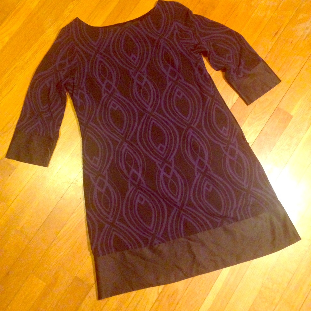 Target limited edition black & purple party dress