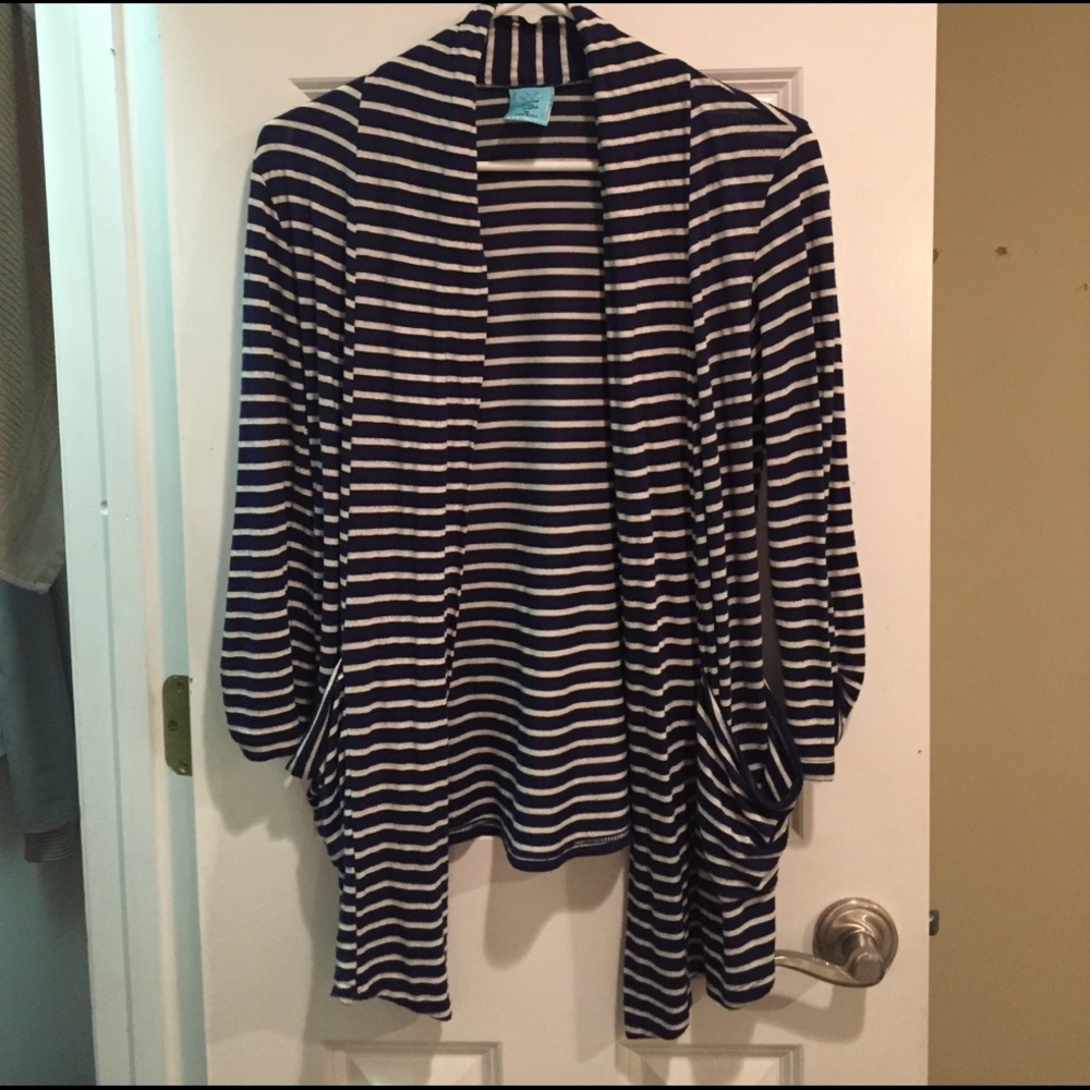 Striped sailor cardigan