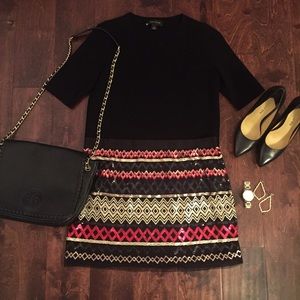 Chelsea & Violet Sequined Mini Skirt