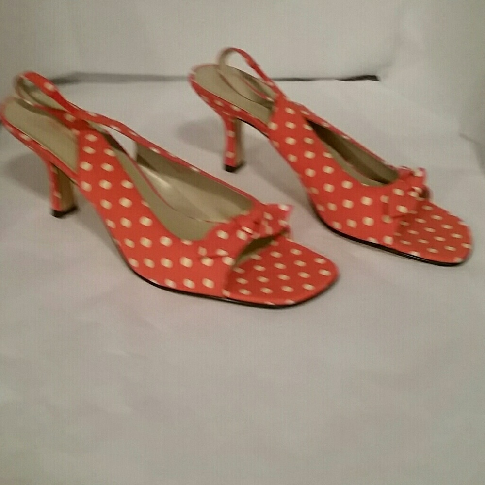 Anne Klein Orange Woman High Heels Shoes
