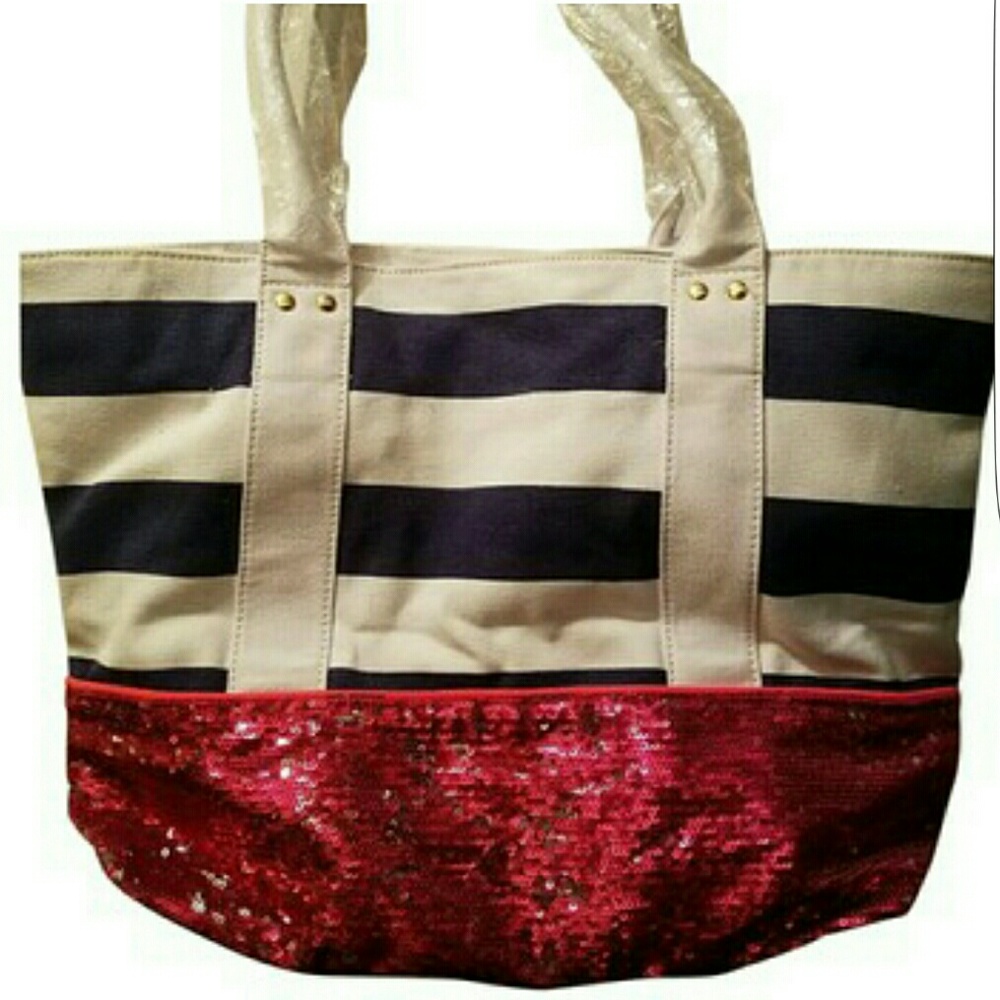 NWT Deux Lux Striped Bag