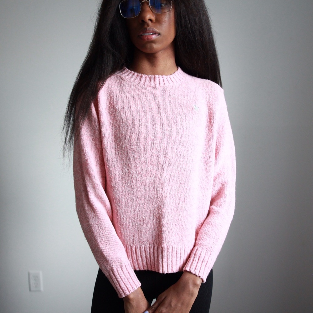 Baby pink sweater