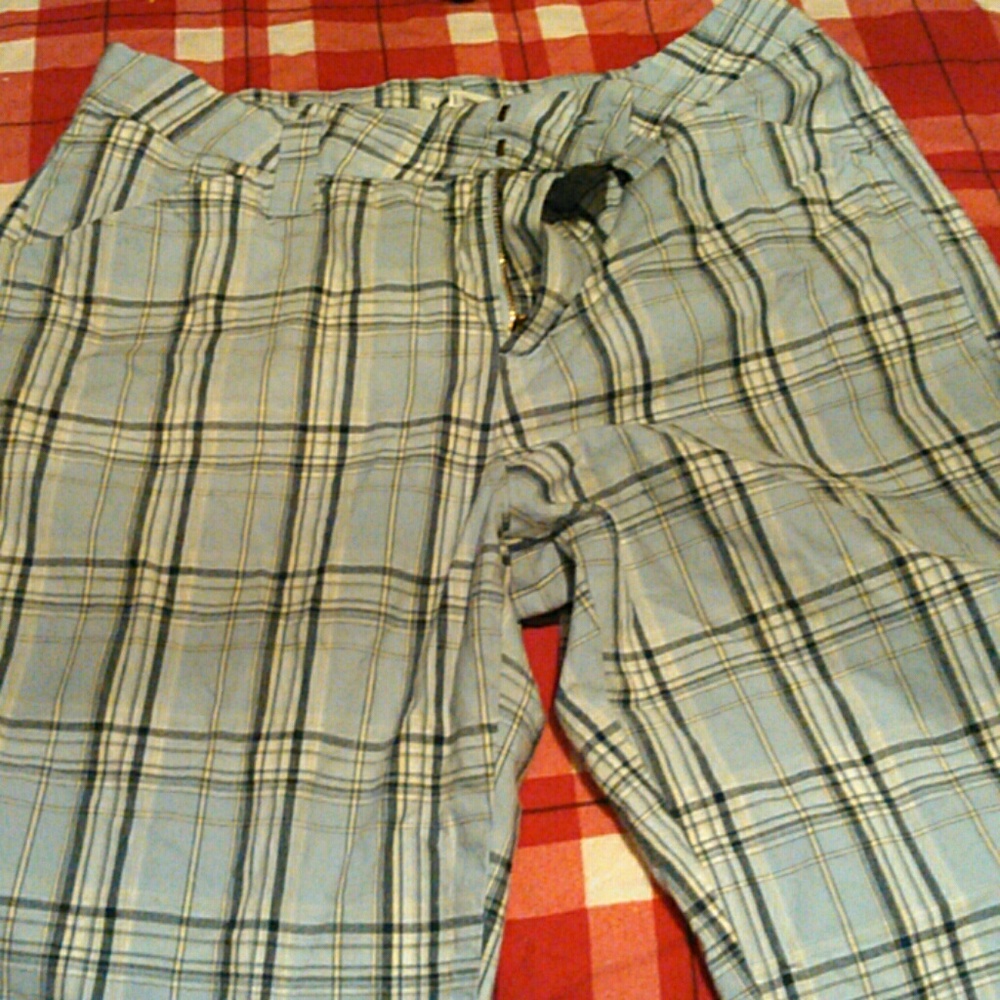 Plaid women's shorts Size 12 medium
