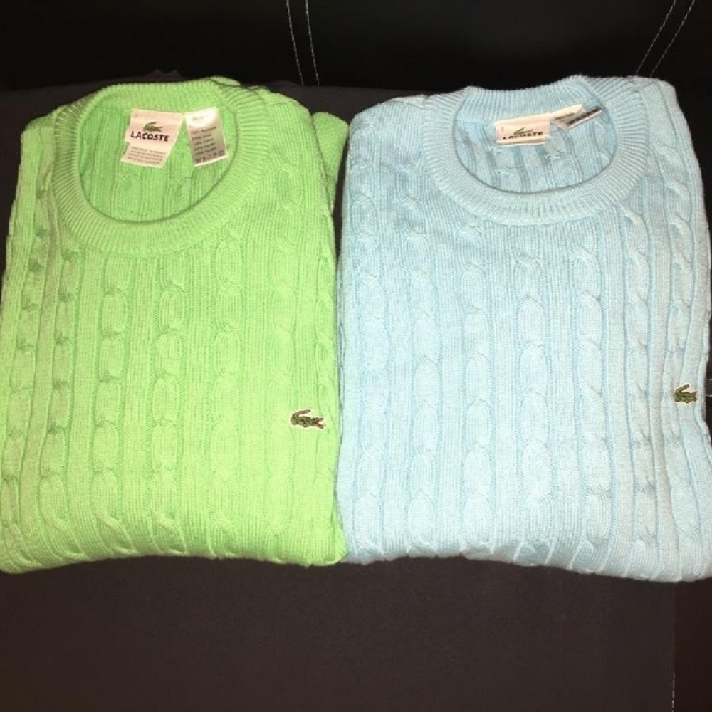 **SOLD** Men's Lacoste sweater bundle