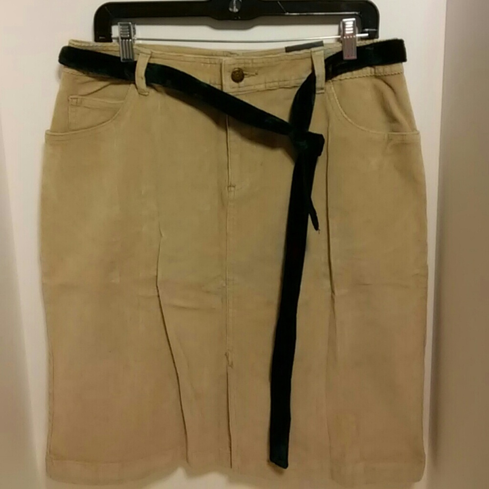 St Johns Bay Cord skirt