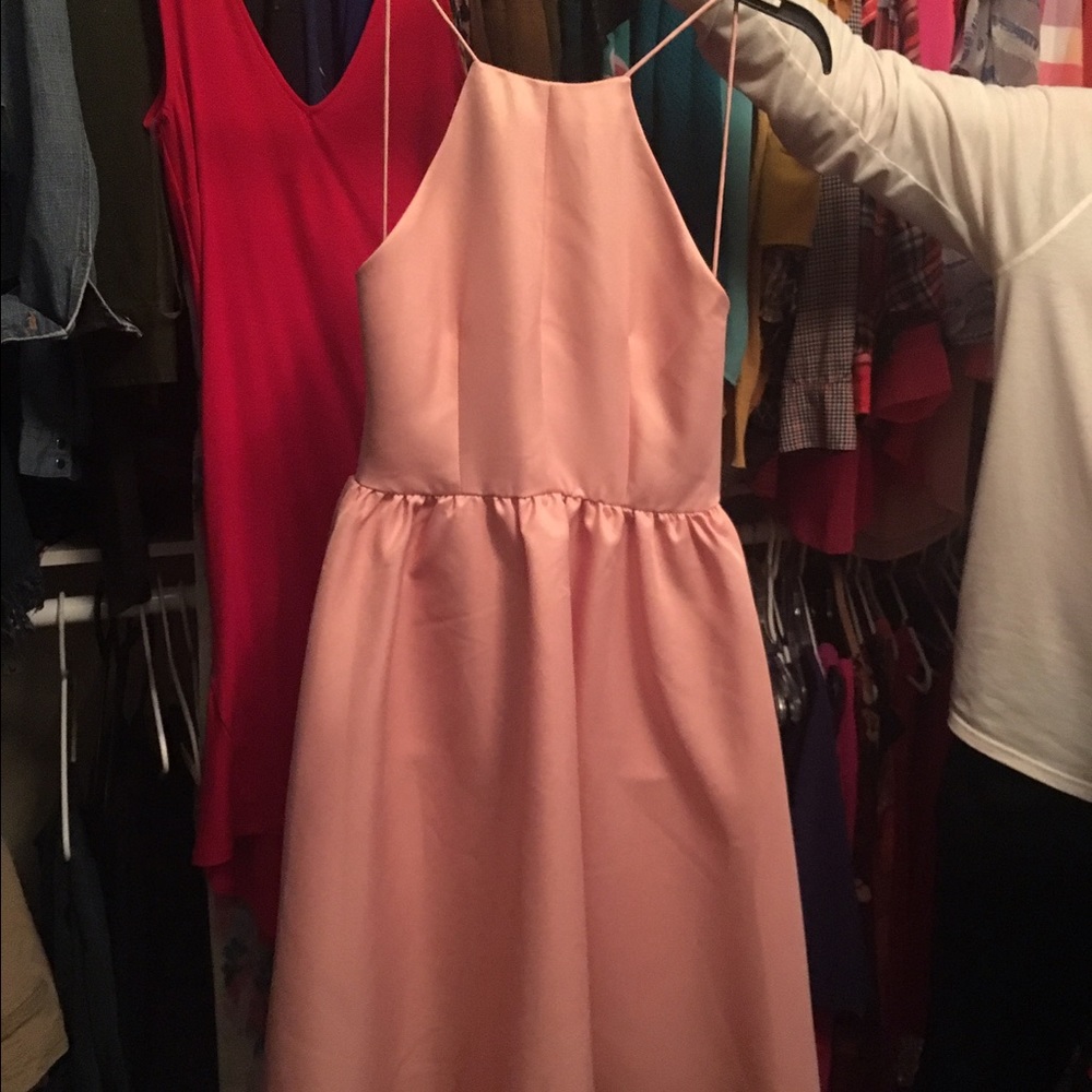 Pink cocktail dress