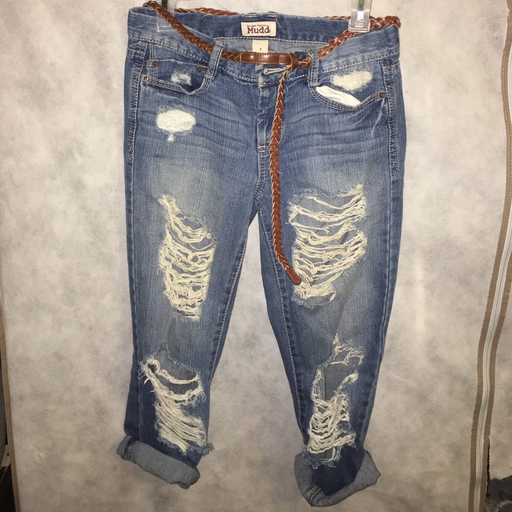 Distressed boyfriend Jeans