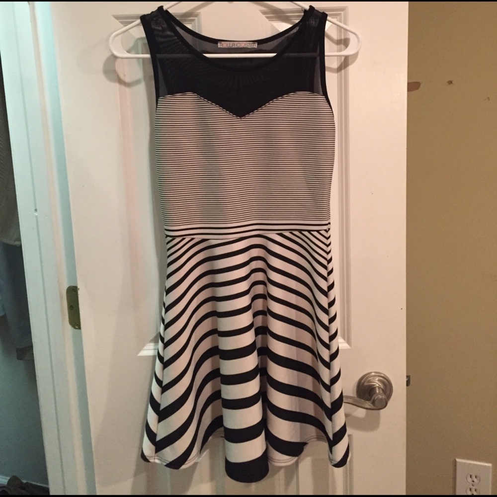 Sheer back A frame dress