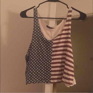 Brandy Melville Flag Tank