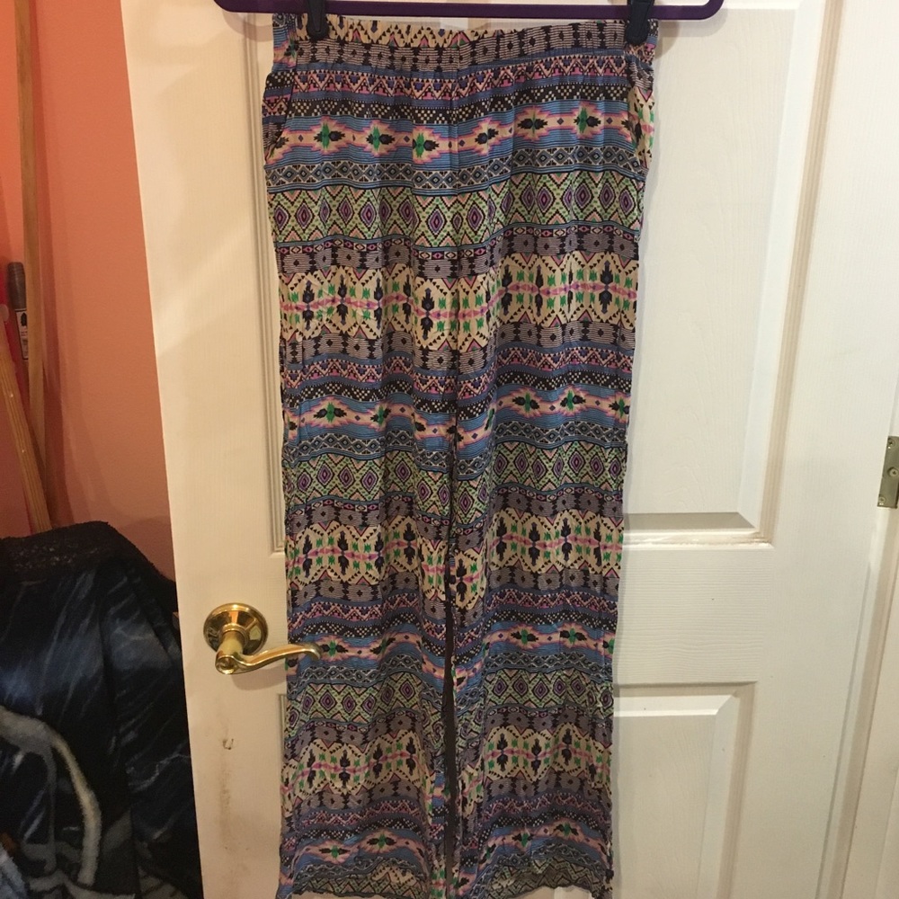 Tribal Print Loose Pants