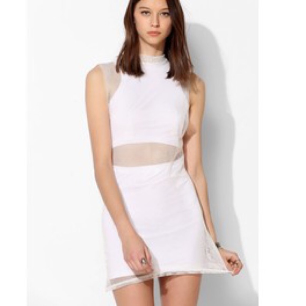 UNIF Mesh Cutout Dress