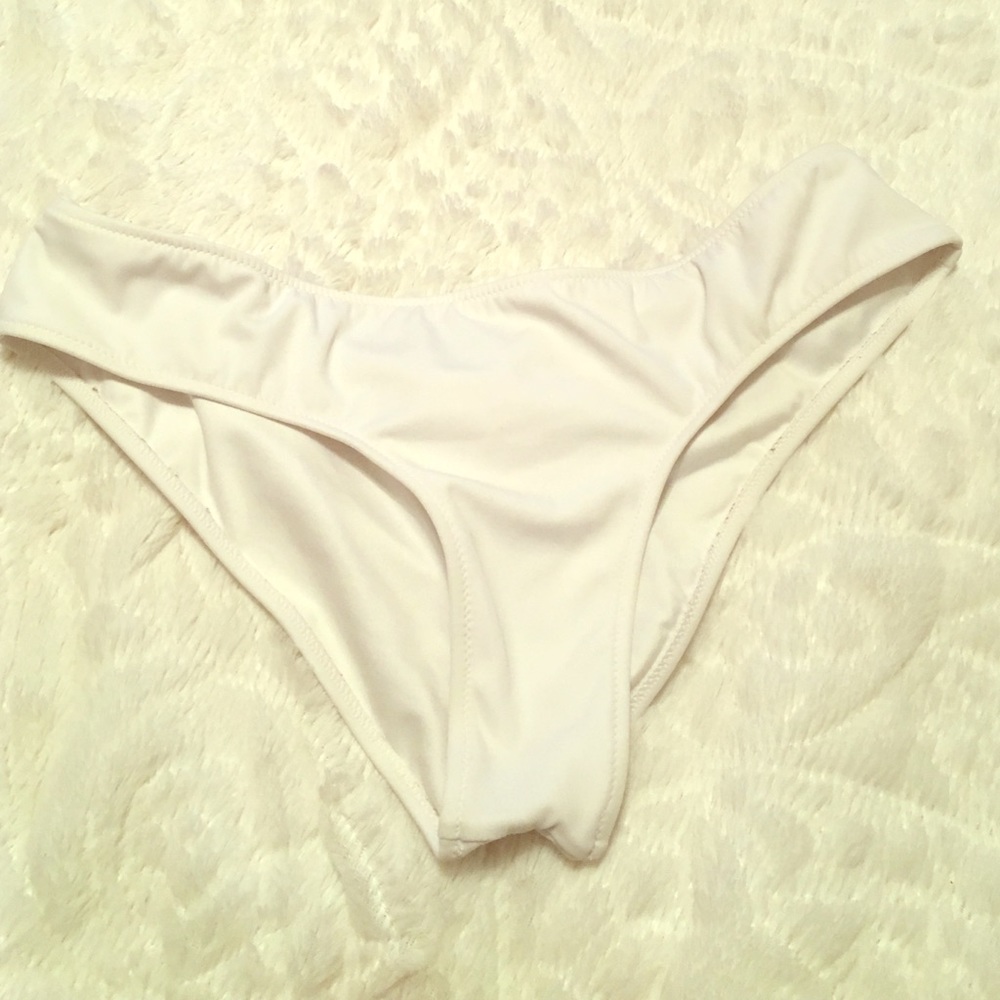 Victoria's Secret white bikini bottom