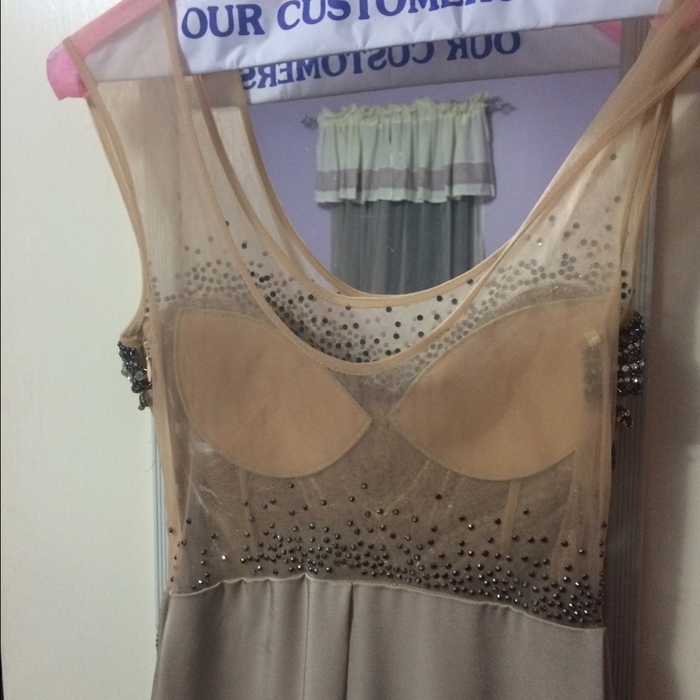 Sivalia Couture Beaded evening dress with tail - Picture 3 of 3