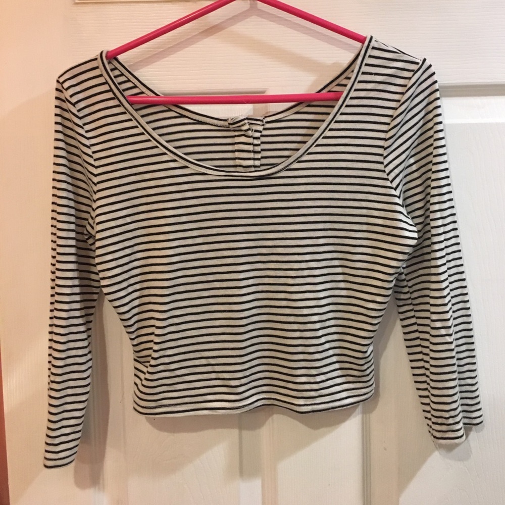 Striped Crop Top