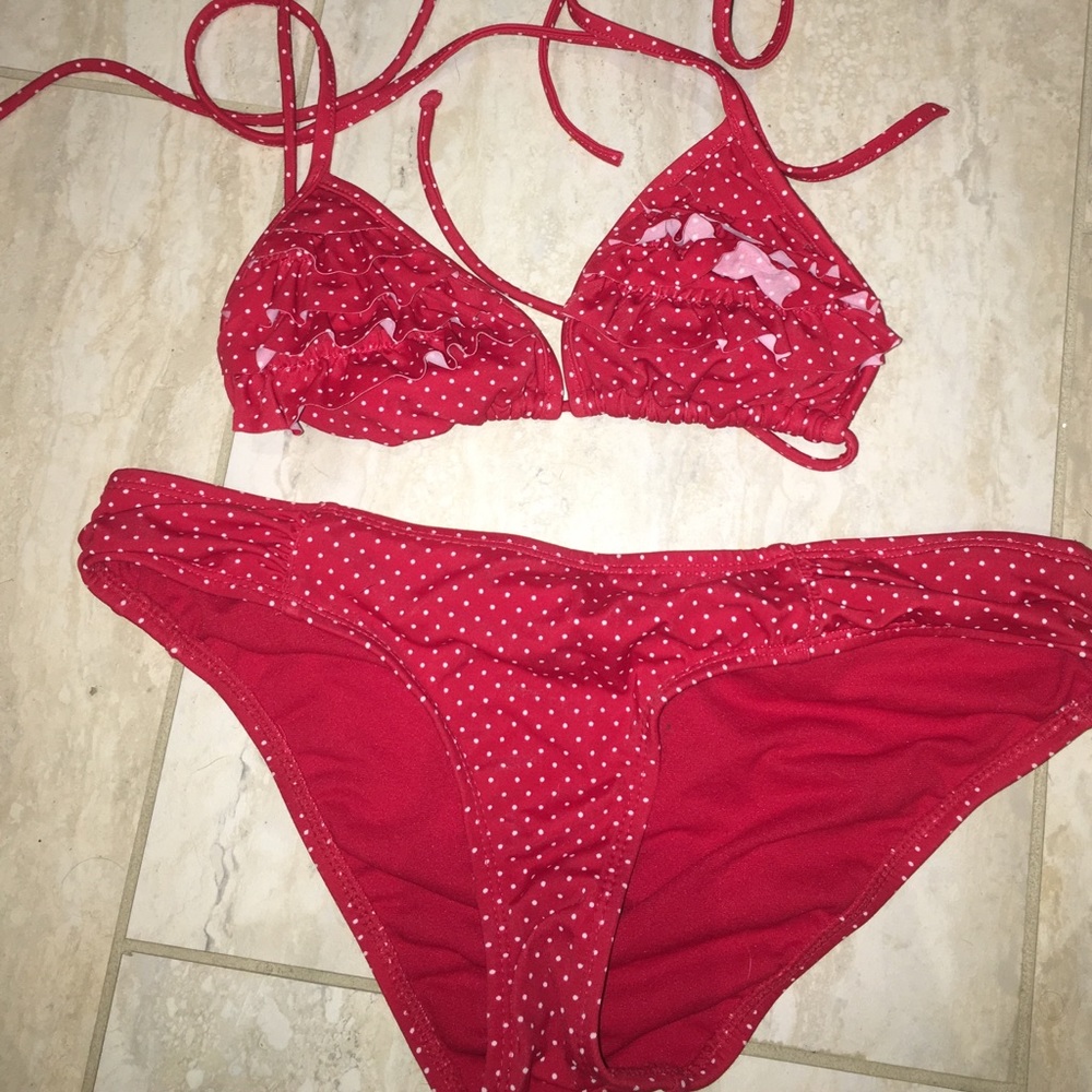 Swim top size small swim bottoms medium