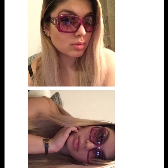 Pink Gucci sunnies