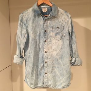 Vans long sleeve button up