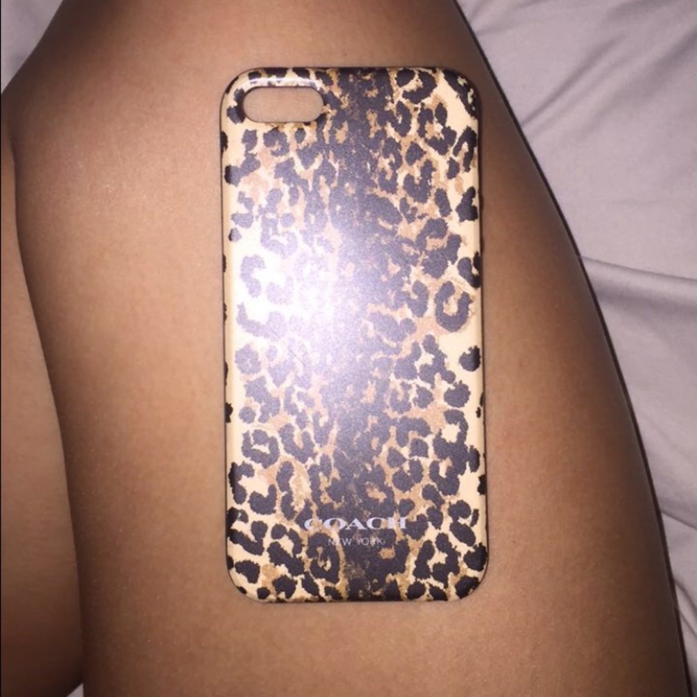 Leopard print iPhone 5 Coach Case